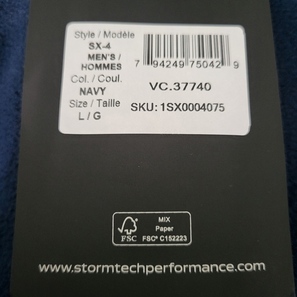 Stormtech Men's Performance Fleece ZipUp Jacket Large - Picture 7 of 10